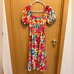 Kohl's Colorful Floral Maxi Dress